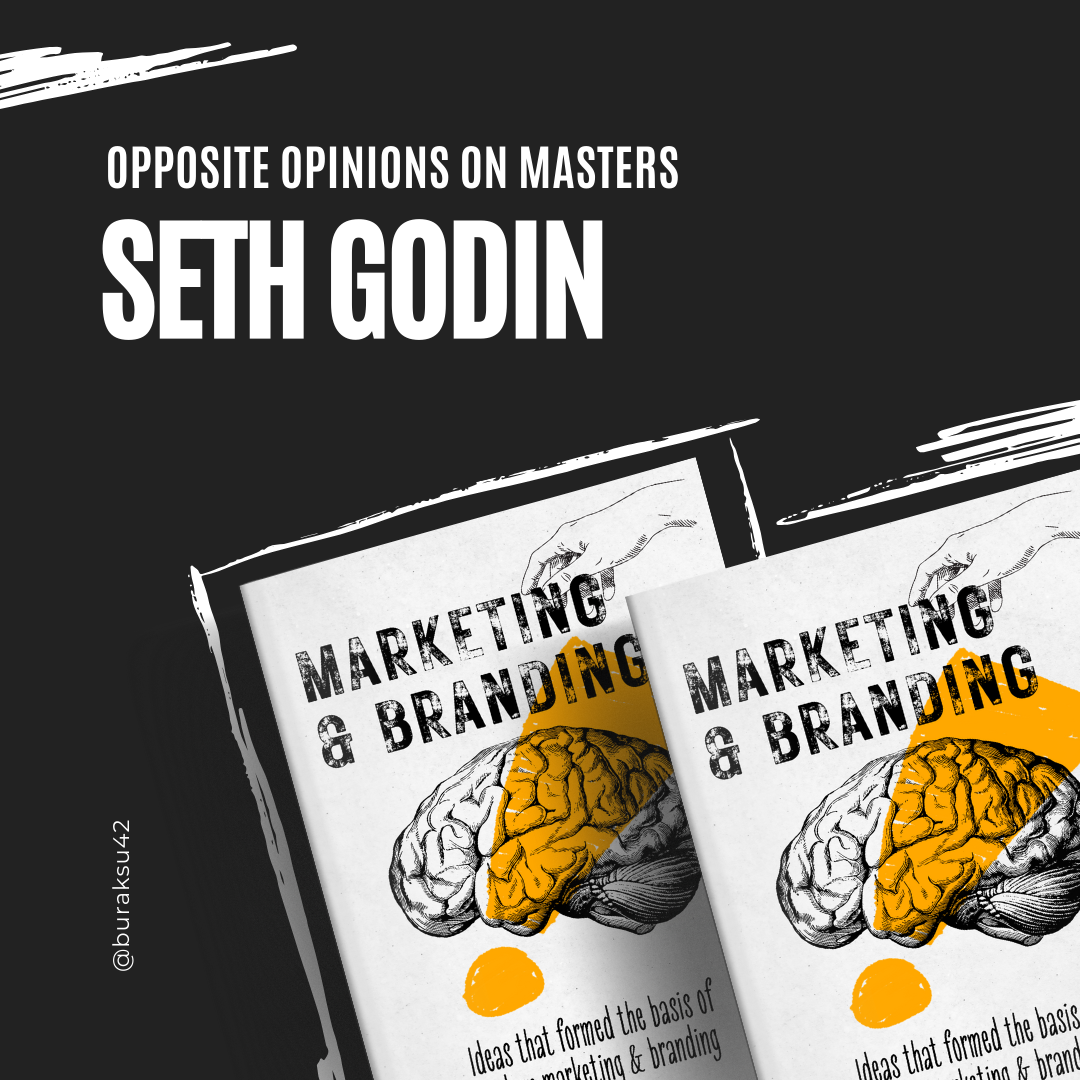 Opposite opinions on masters: Seth Godin