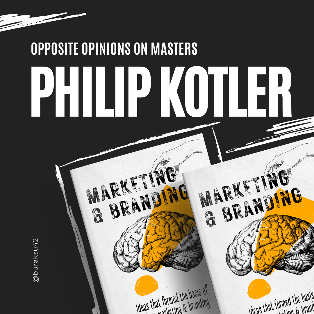 Opposite opinions on masters : Philip Kotler